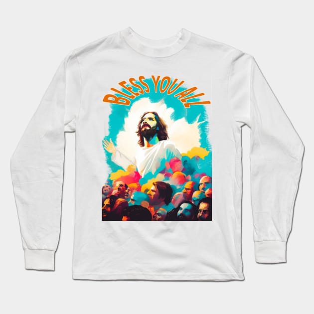 Bless you Long Sleeve T-Shirt by ElectroZoo